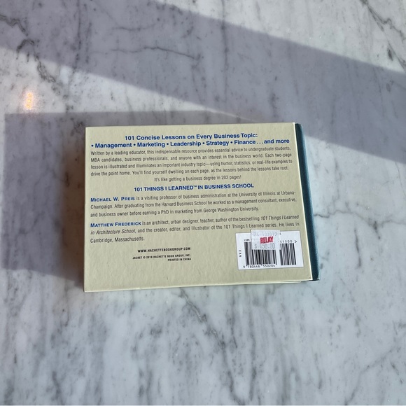 101 Things I Learned (R) in Business School by Preis, Michael W. 2010 - Picture 7 of 8